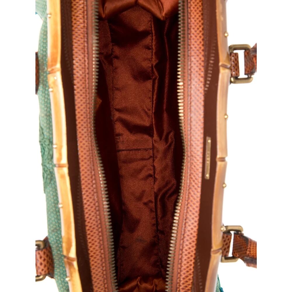 GUCCI Tom Ford 2004 Archival Limited Edition Vintage Embroidered Bamboo Bag - Picture 11 of 11